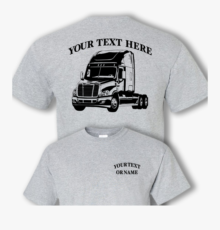 Hd Larger - Freightliner Cascadia T Shirt, Transparent Clipart