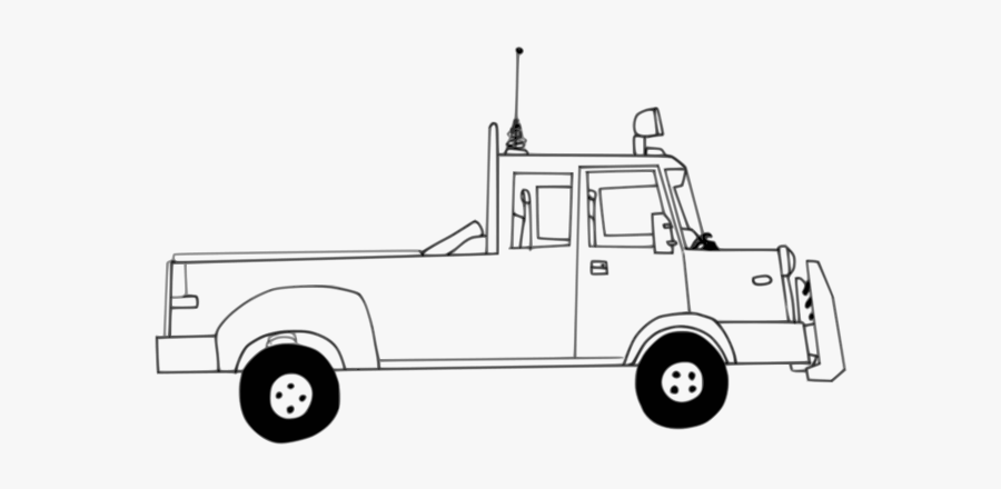 Truck - Pobarvanka Tovornjak, Transparent Clipart