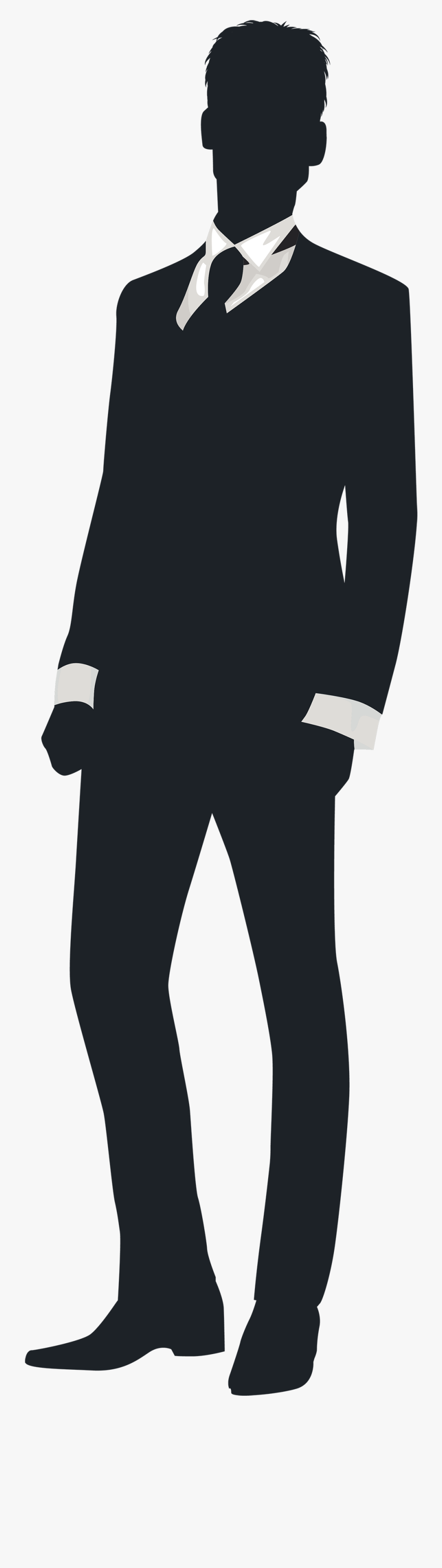 Groom Silhouette Clip Art, Transparent Clipart