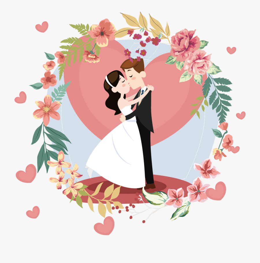 Poster Wedding Decoration Bride Marriage Invitation - Wedding Heart Png Hd, Transparent Clipart