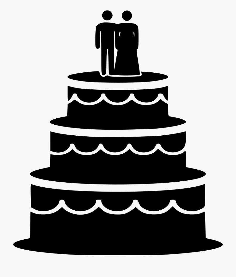 Wedding Cake Frosting & Icing Torte Clip Art - Wedding Cake Icon Transparent Background, Transparent Clipart