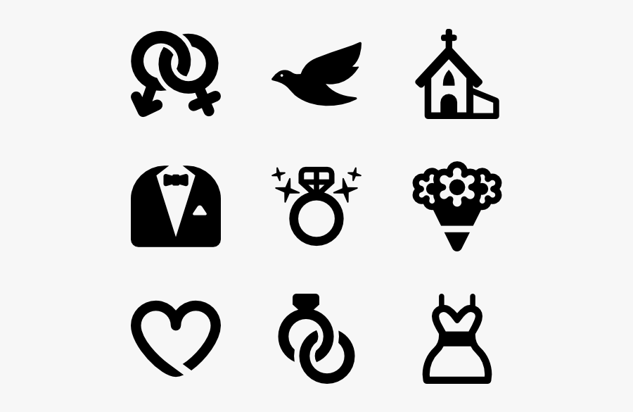 Wedding - Wedding Icon Png Free, Transparent Clipart