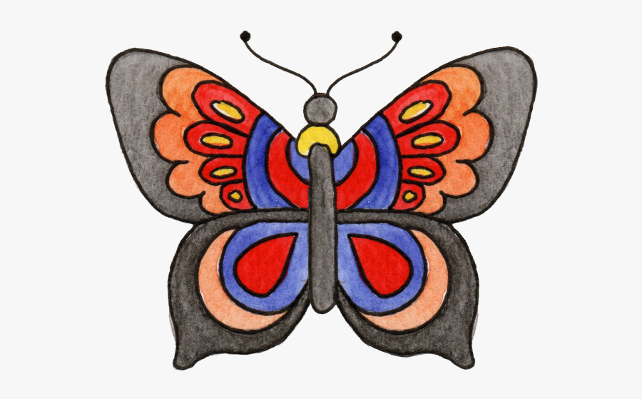 Brush-footed Butterfly, Transparent Clipart