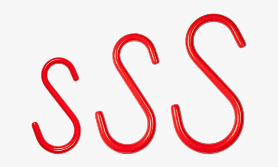 Cab S-hooks In Various Standard And Custom Sizes, Transparent Clipart