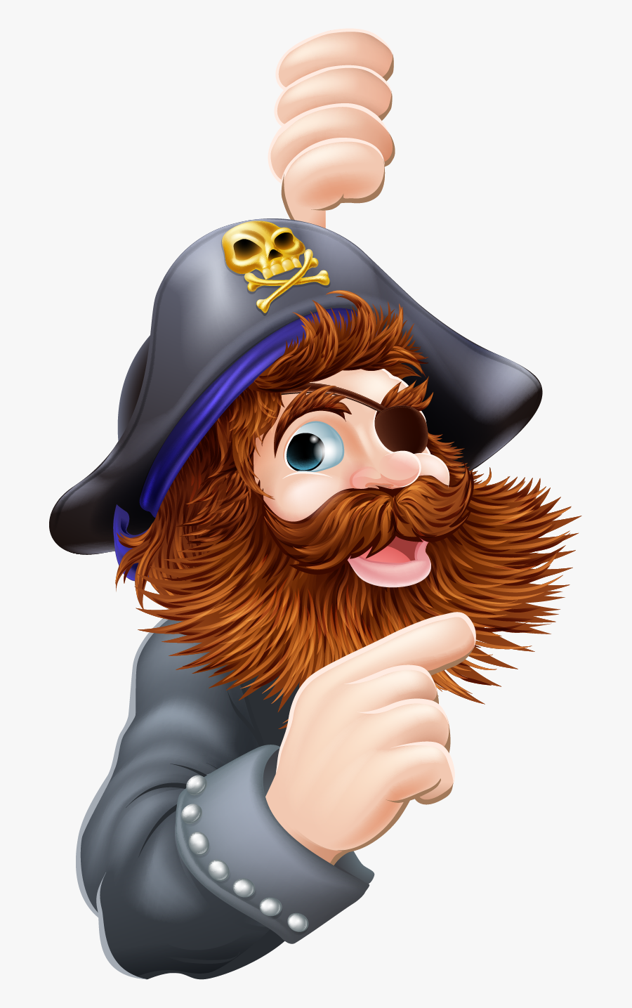 Captain Hook Piracy Royalty-free - Vector Cartoon Pirate Hook, Transparent Clipart
