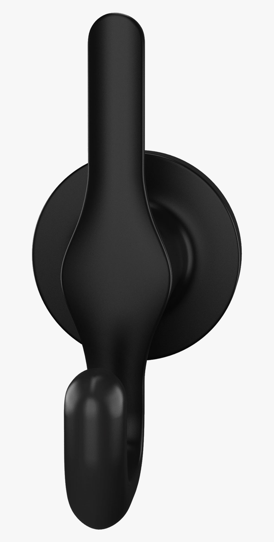 Studio S Robe Hook In Matte Black - Key, Transparent Clipart