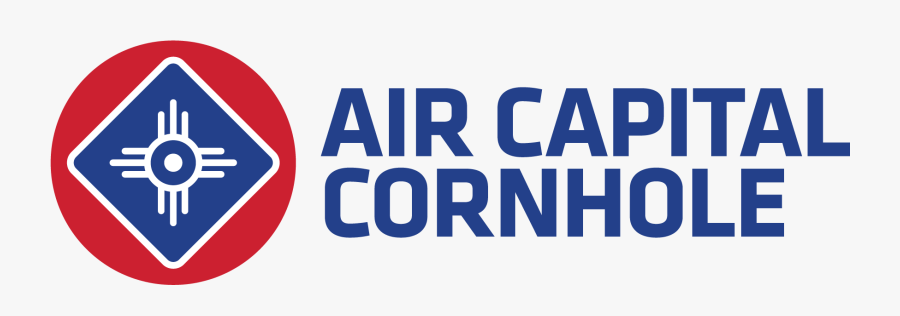 Air Capital Cornhole Logo Horizontal - Circle, Transparent Clipart