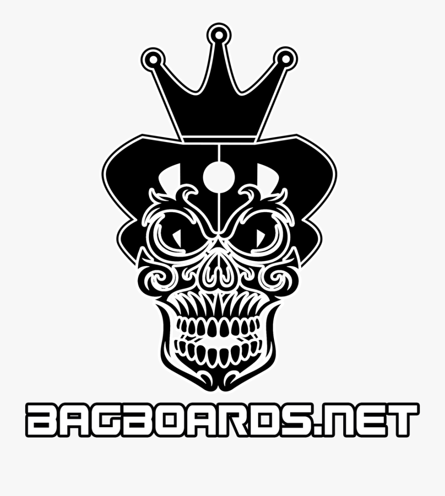 Skull Logo Black And White - Skul Custom Logo, Transparent Clipart