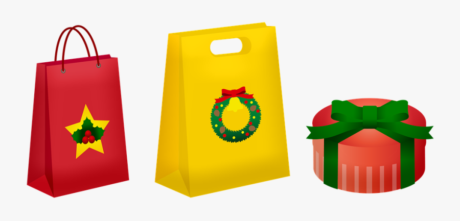 Christmas Gifts, Presents, Santa Claus, Gift, Christmas - Bag, Transparent Clipart