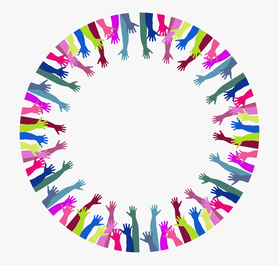 Circle - Hands In Circle Png, Transparent Clipart
