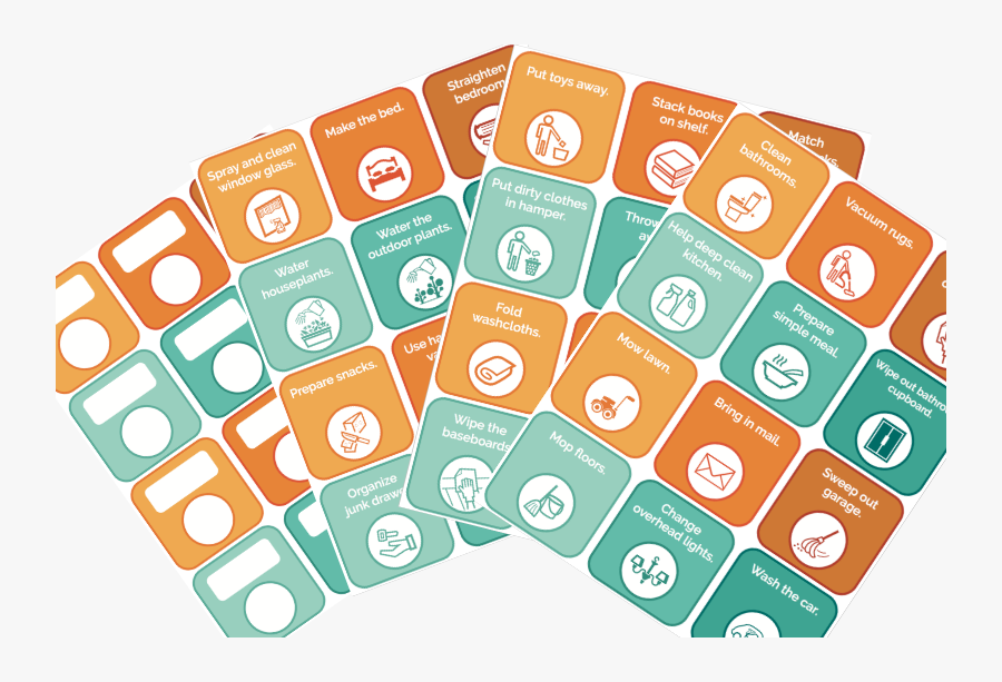 Chore Clipart Responsible Teacher - Printable Chore Cards, Transparent Clipart