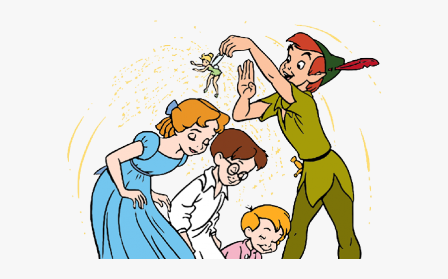 Peter Pan Wendy John And Michael, Transparent Clipart