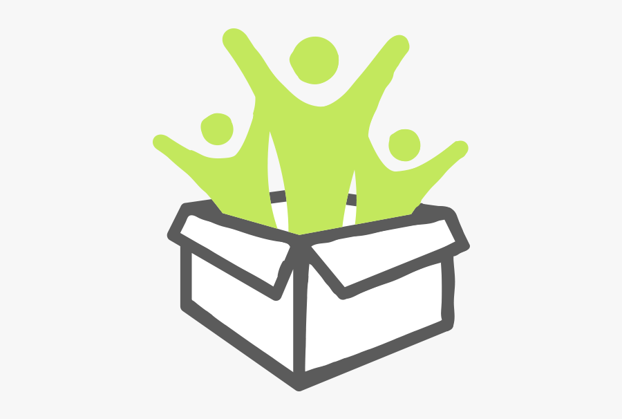 Chores & Rewards Messages Sticker-0 - Box Icon White Png, Transparent Clipart