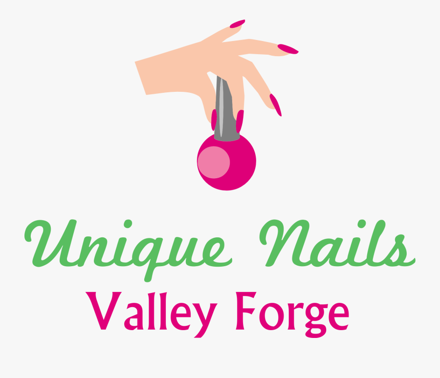 Clip Art Unique Nails Of Valley - Logo Manicure E Pedicure Png, Transparent Clipart