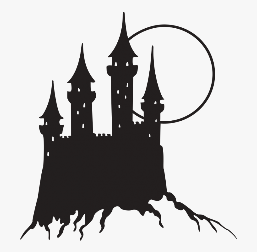 Stencil Airbrush Tattoo Aerography Make-up - Medieval Castle Stickers Hd, Transparent Clipart