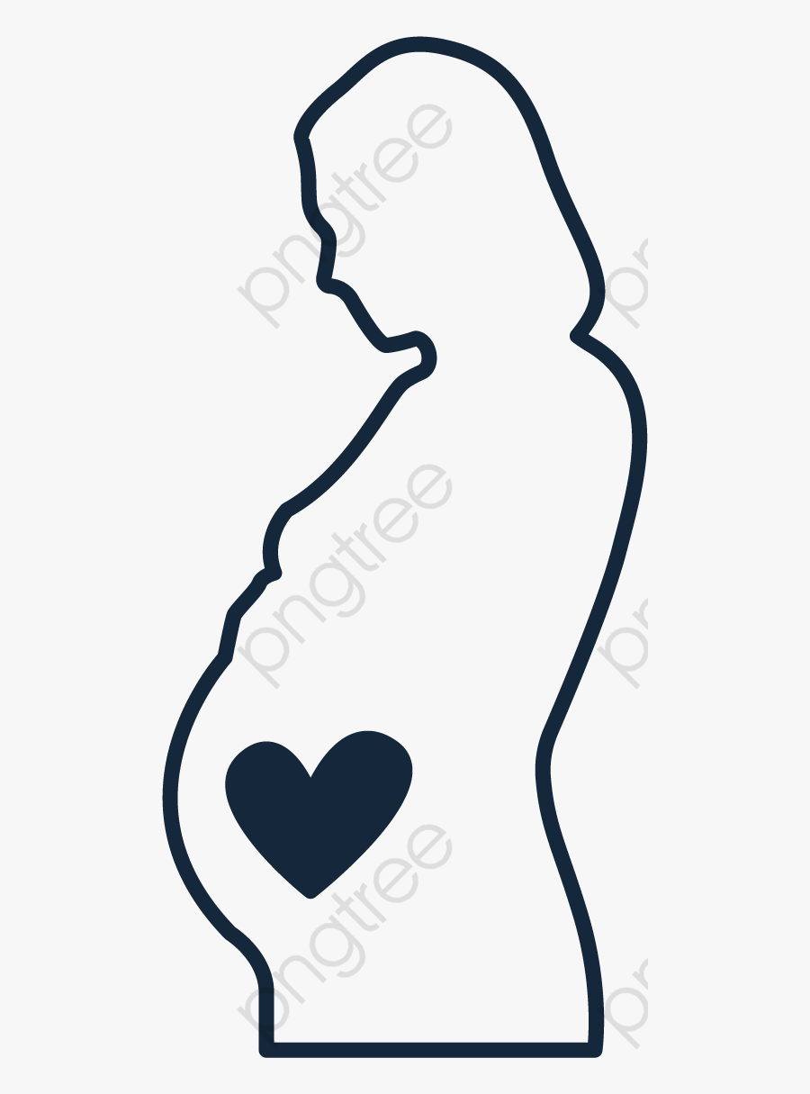 Pregnant Women Face, Transparent Clipart