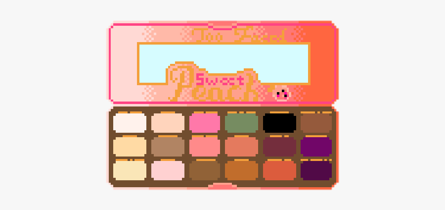 #pallet #makeup #aesthetics #sticker #pixelated #pixelart, Transparent Clipart