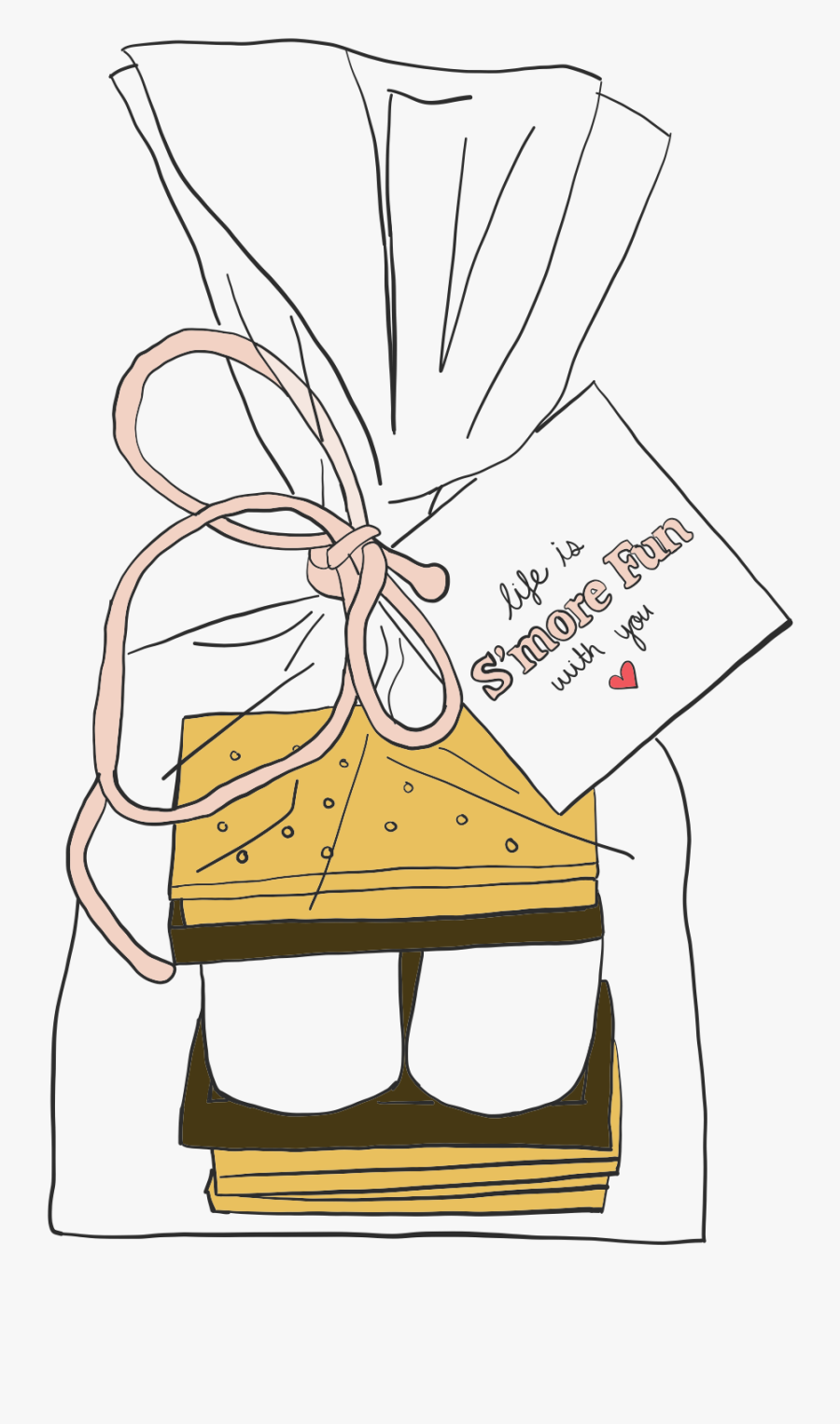 S"mores Baggie, Transparent Clipart