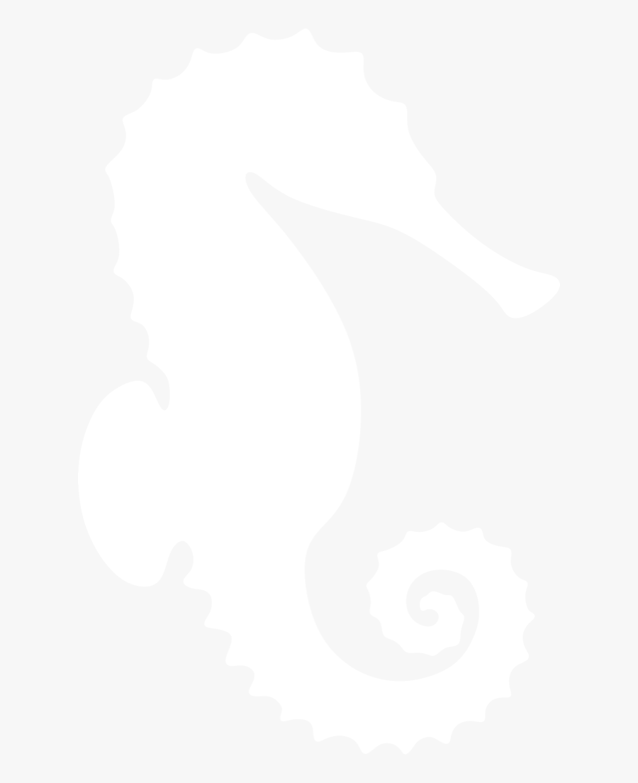 Seahorse Silhouette By Paperlightbox - Illustration, Transparent Clipart