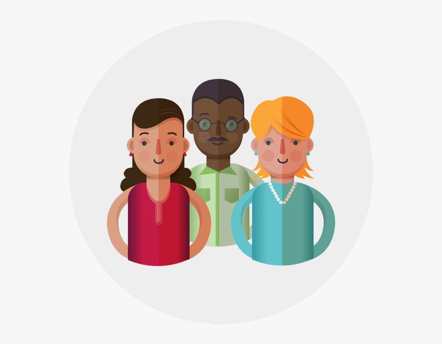 Illustration Of A Group Of Therapists - Cartoon, Transparent Clipart