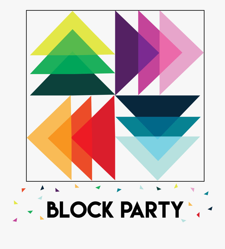 Clip Art Block Party Templates - Quilt Block Party, Transparent Clipart