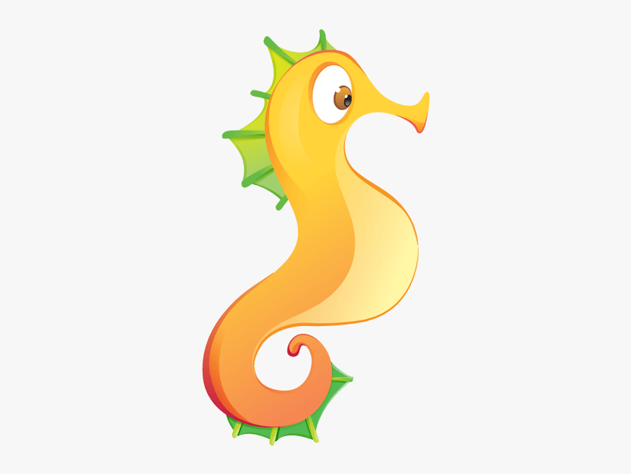A Dip In The Sea Wallstickers For Kids, Seahorse Sticker - Seahorse For Kids, Transparent Clipart