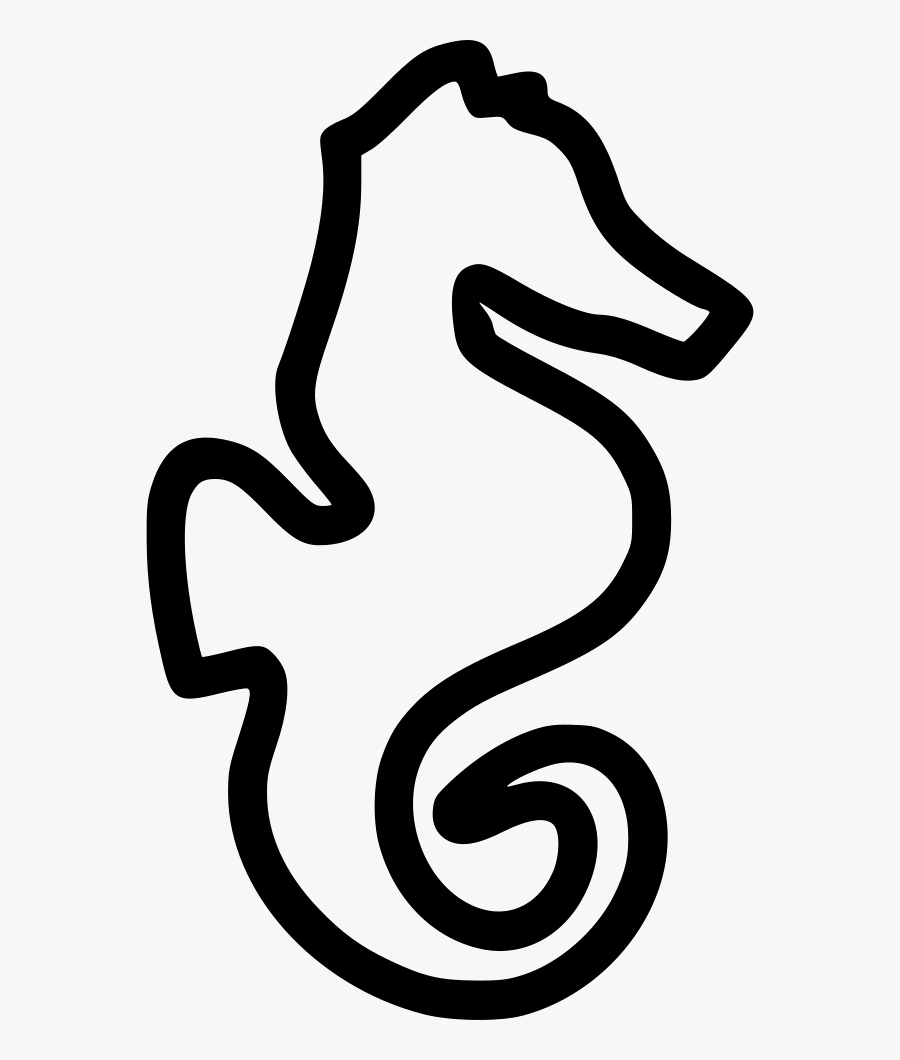 Seahorse Comments- - Sea Horse Free Icon, Transparent Clipart