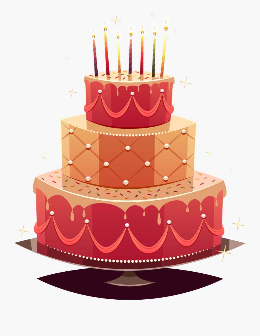 Transparent Wedding Cakes Clipart - Birthday Cake Design Png, Transparent Clipart