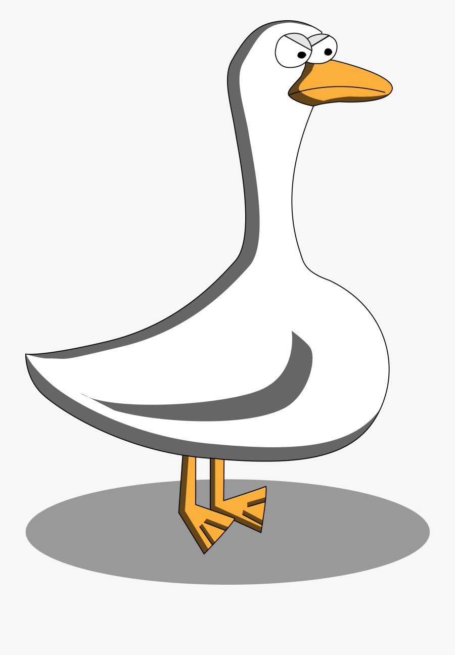 Transparent Christmas Goose Clipart - Angry Transparent Goose, Transparent Clipart