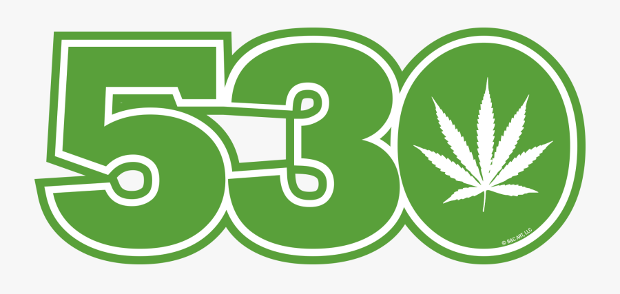 Image Of 530 Pot Leaf - Stonerdays, Transparent Clipart