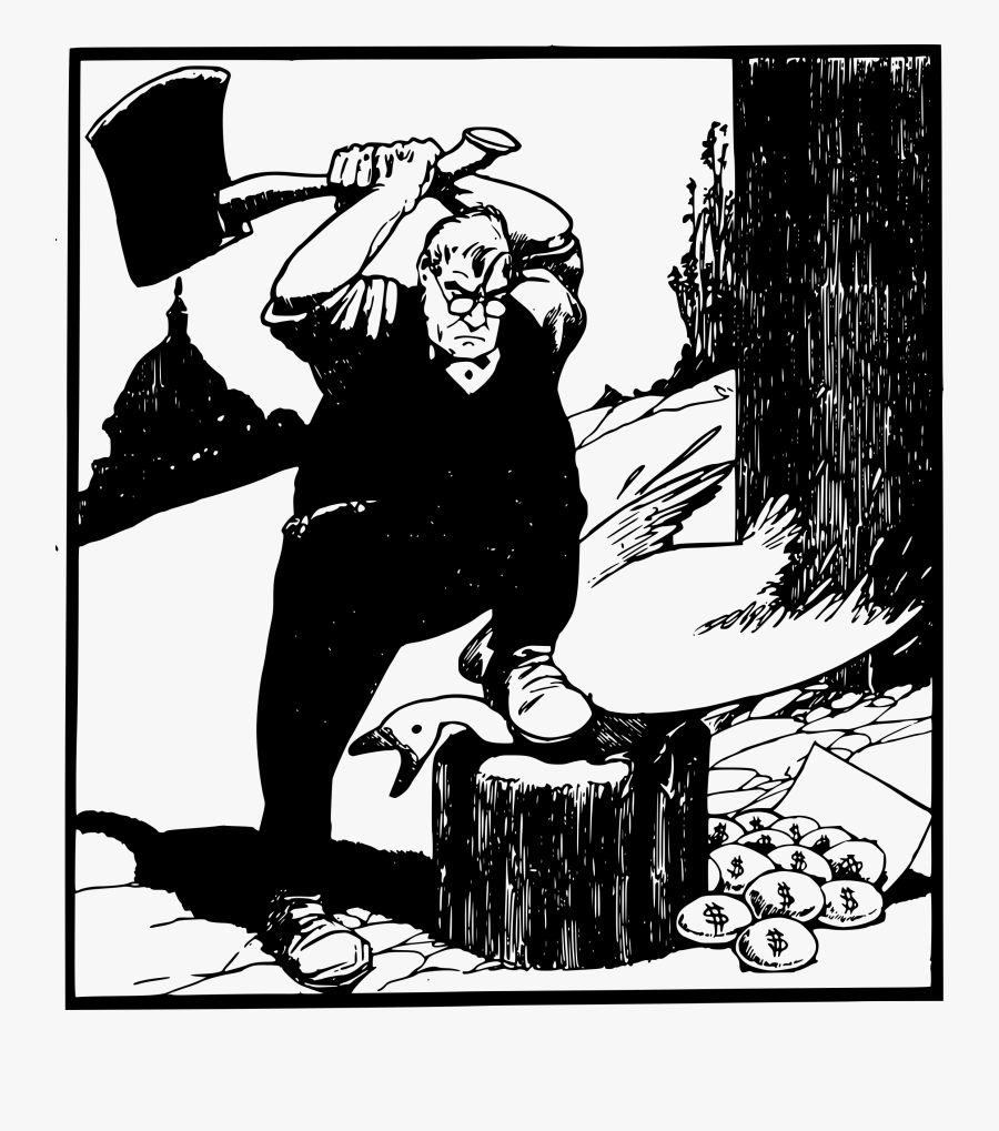 Killing A Goose Clip Arts - Killing A Goose, Transparent Clipart