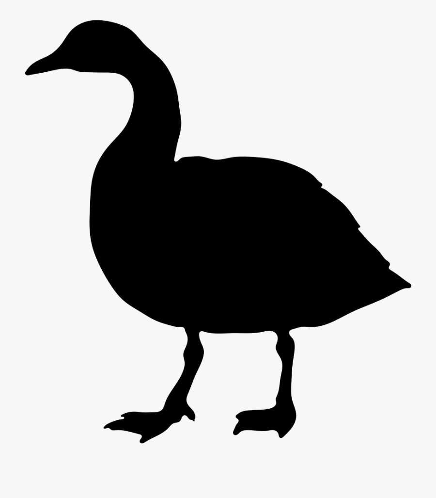 Goose Silhouette Png, Transparent Clipart