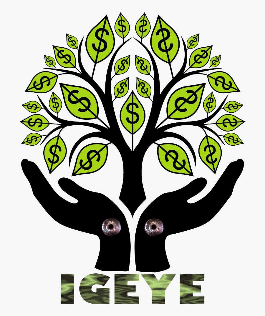 The Start Of National - Money Tree With Hands, Transparent Clipart