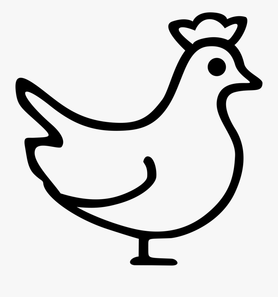 Goose - Chicken Icon Png Transparent, Transparent Clipart