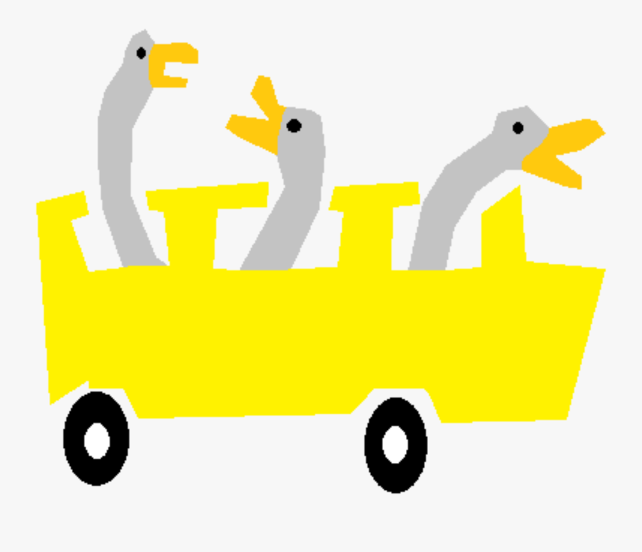 Bus Duck Goose Computer Icons Art, Transparent Clipart