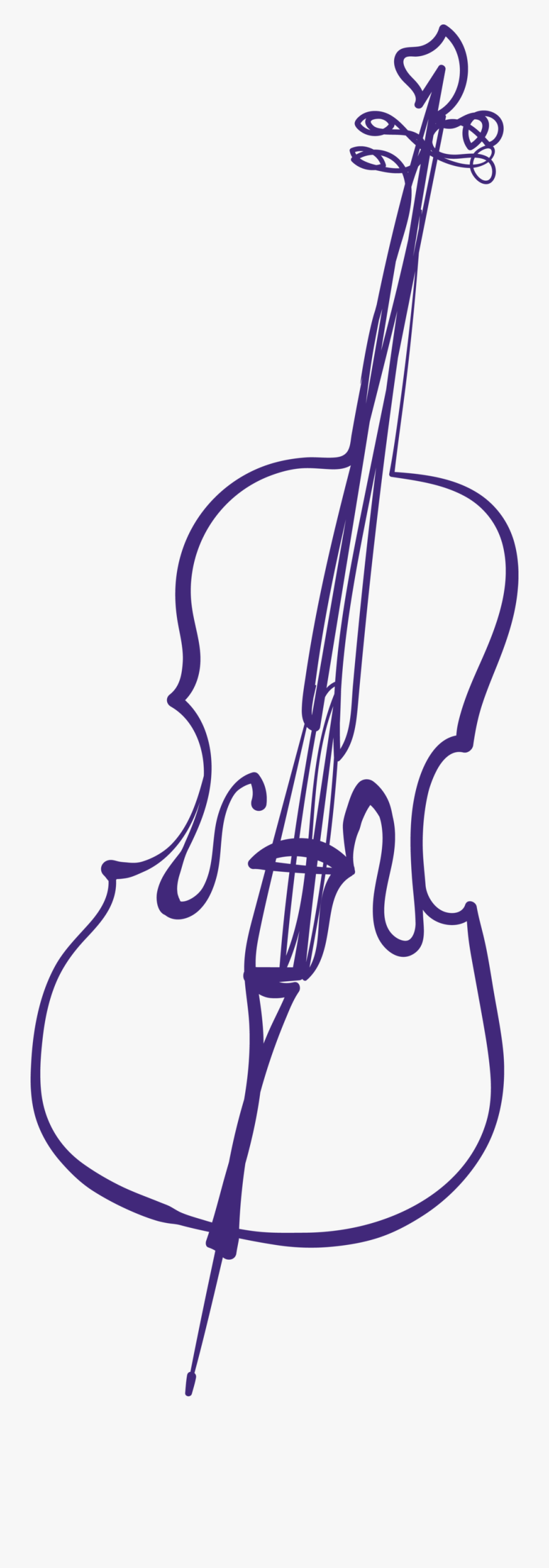 Cello Clip Art, Transparent Clipart