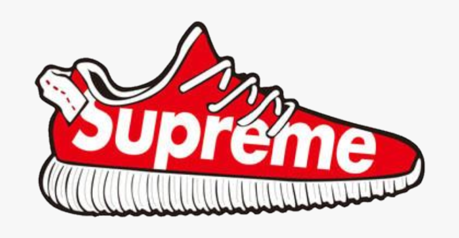 #supreme #fashion #sneakers #shoes - Supreme Shoes Clipart, Transparent Clipart
