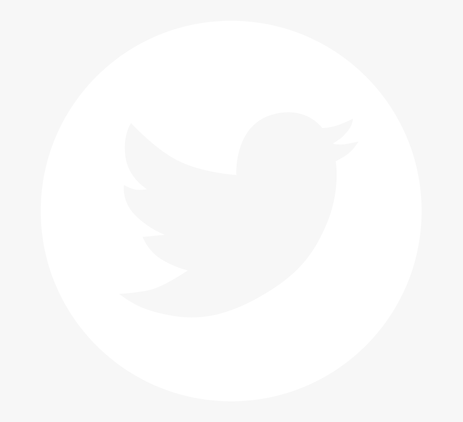 Twitter Round White Png, Transparent Clipart
