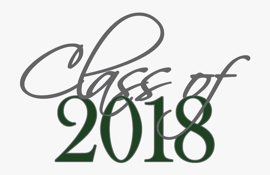 High School Graduation Class Of 2018, Transparent Clipart