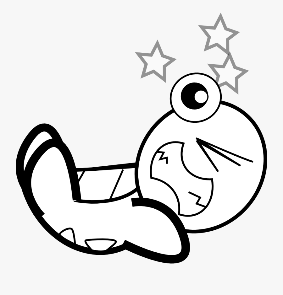 Feraliminal Turtle Hits Floor Black White Line Art - Dead Sea Turtle Clipart, Transparent Clipart