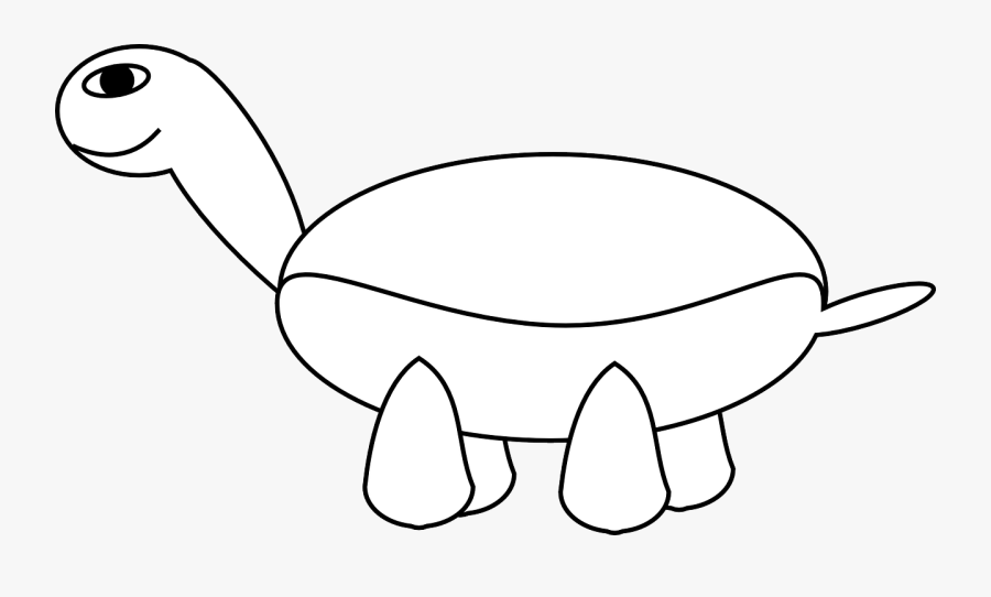 Tortoise Turtle Smiling Free Picture - รูป เต่า การ์ตูน ขาว ดำ, Transparent Clipart