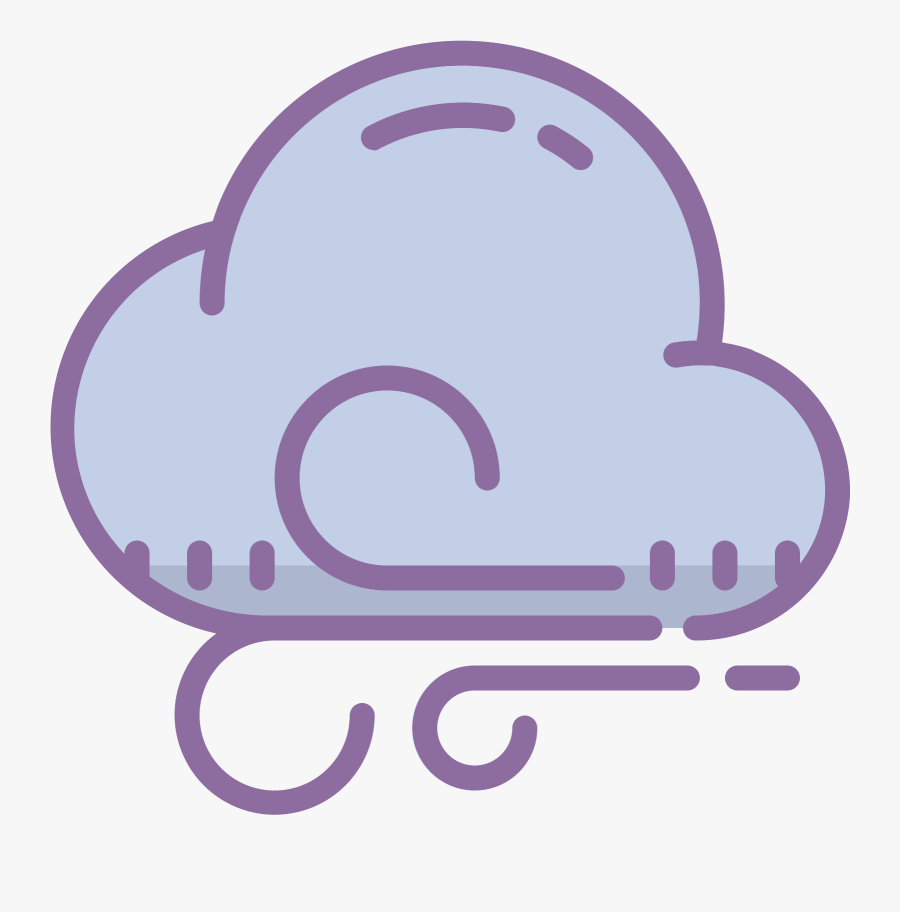 Windy Weather Icon - Pbs Kids Go, Transparent Clipart