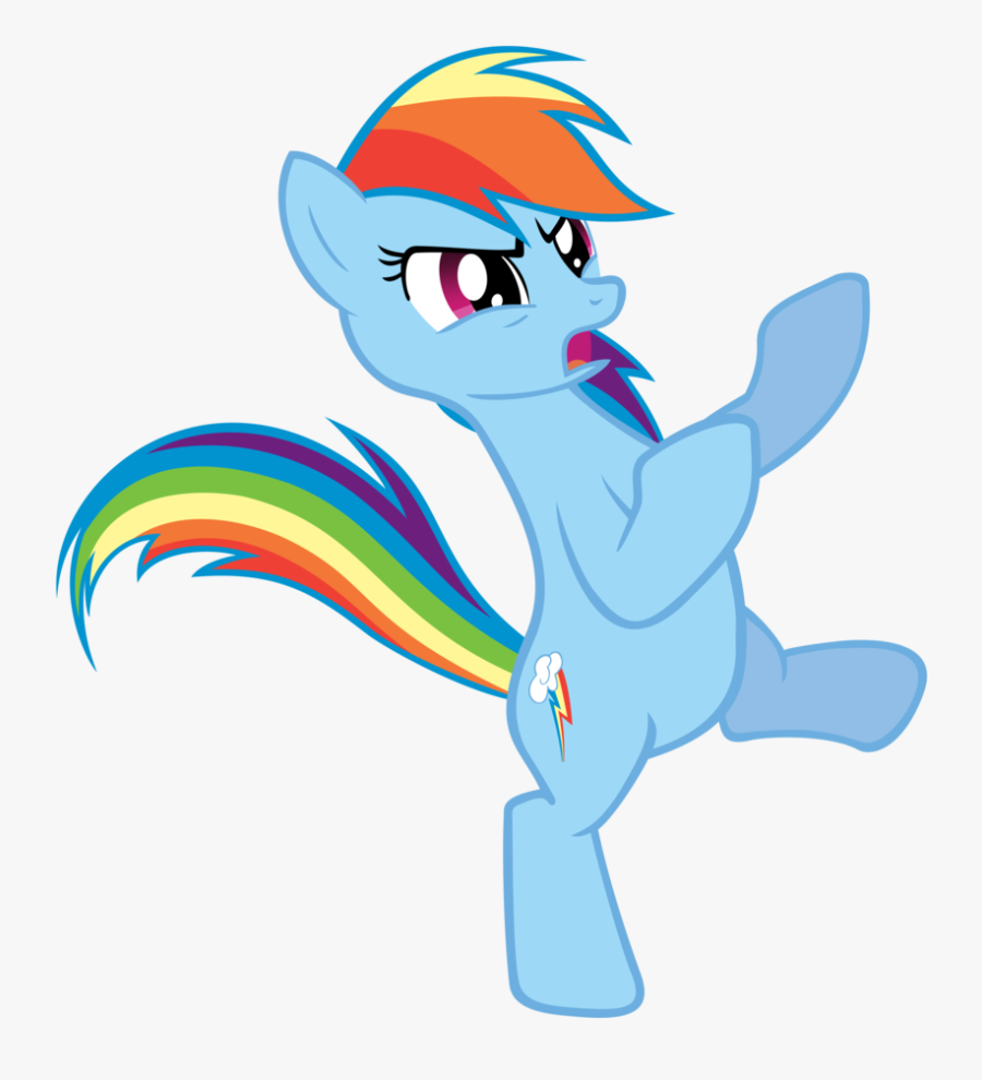 Rainbow Dash Windy Weather Vector 90mpx By Shirebeam - Rainbow Dash And Donald Duck, Transparent Clipart
