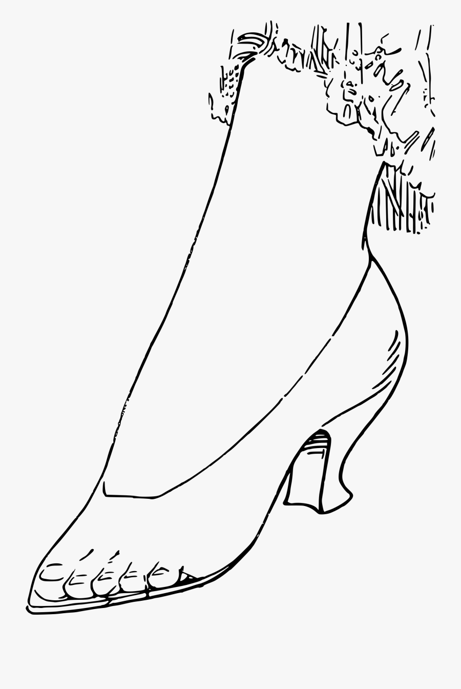 This Free Icons Png Design Of Glass High-heel - Zapato Vintage Png, Transparent Clipart