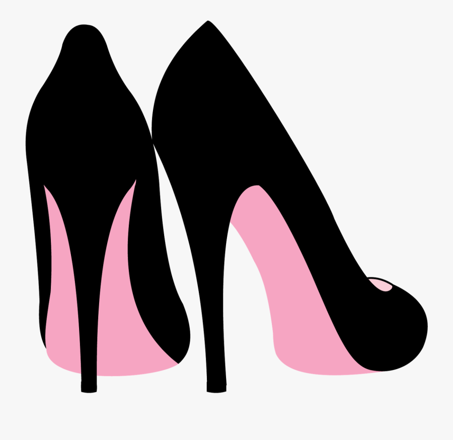 T Shirt High Heeled Footwear Silhouette Shoe Clip Art - Transparent High Heels Silhouette, Transparent Clipart