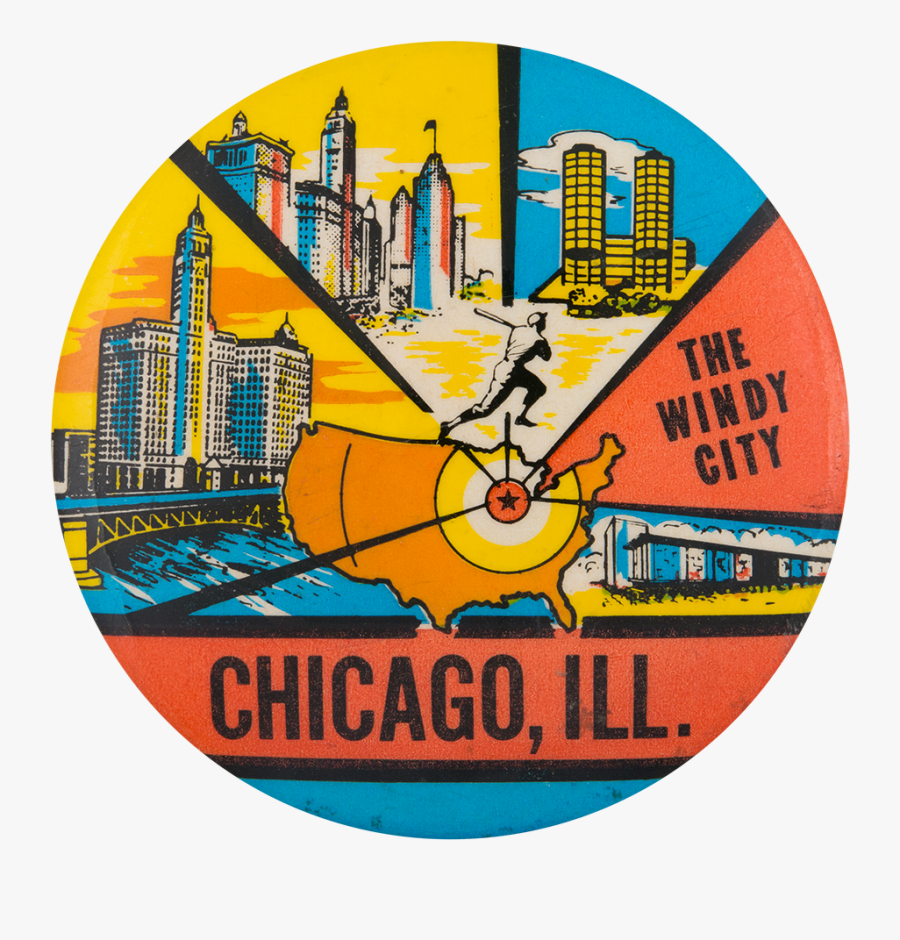 The Windy City Chicago Button Museum - Circle, Transparent Clipart