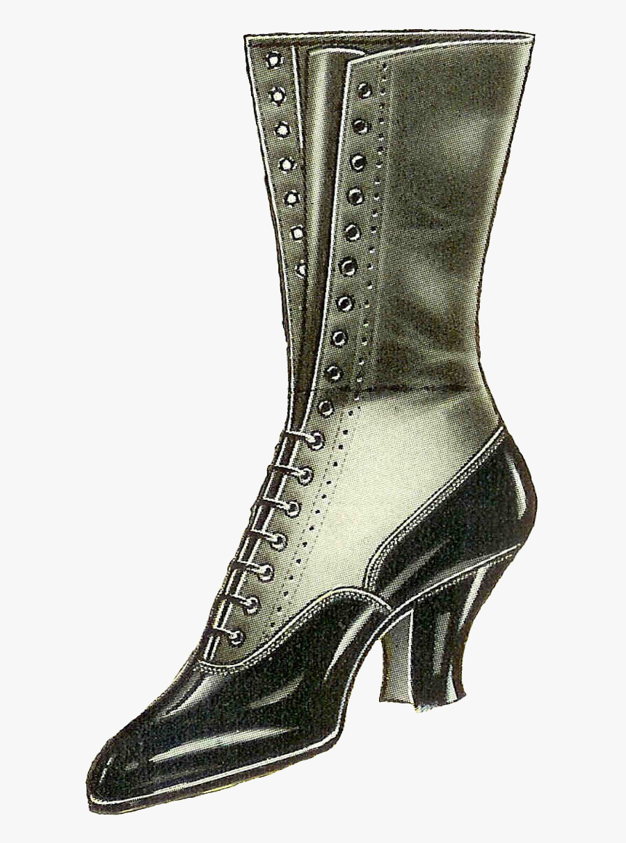 1915 Women's Shoes, Transparent Clipart