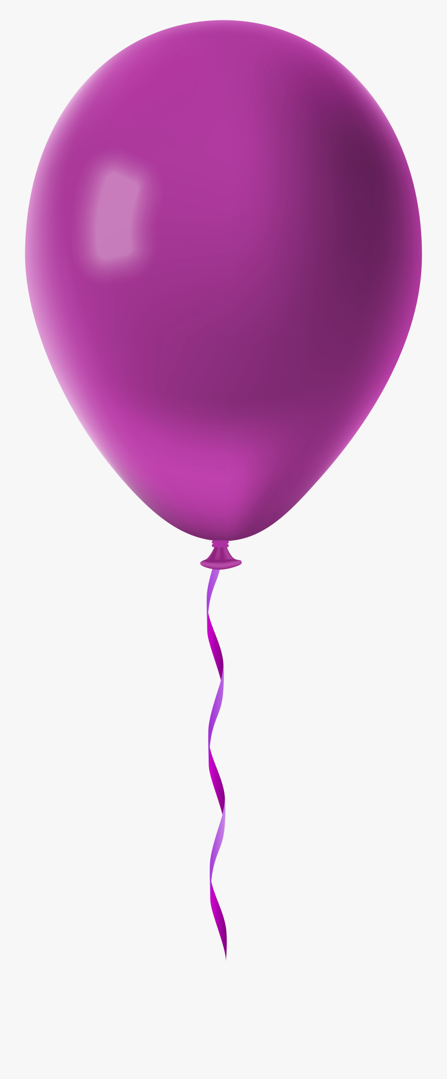 Transparent Purple Clipart - Pink Balloon Clipart Png, Transparent Clipart