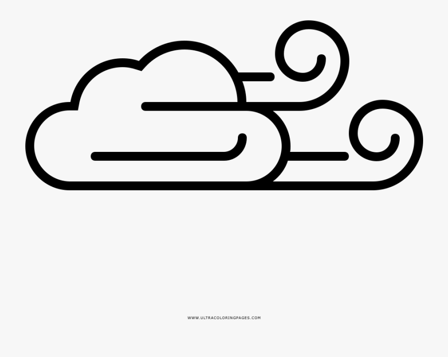 Windy Coloring Page - Line Art, Transparent Clipart