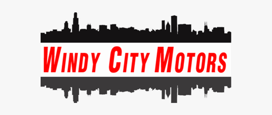Windy City Motors - Chicago Skyline Vector Free, Transparent Clipart